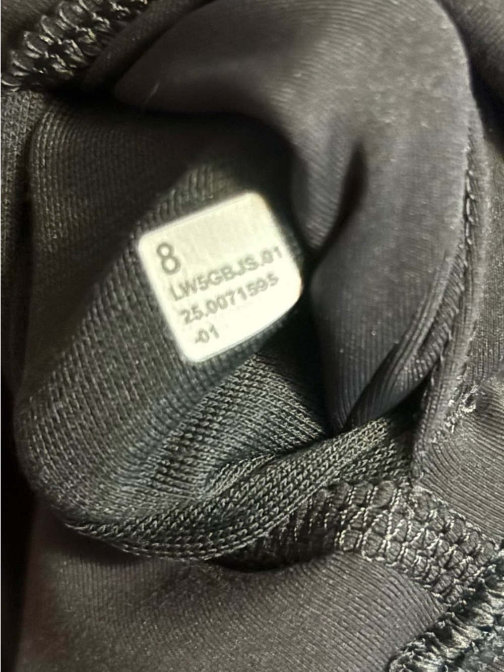 Lululemon grey Wunder train Leggings size 8 - Picture 3 of 3